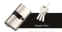 Polished Aluminium Regular Key Lock, Certification : ISI Certified