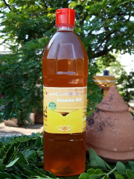 Manvasanai Cold Pressed Natural Sesame oil, for Cooking, Human Consumption, Certification : FSSAI Certified