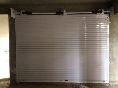 Iron Powder Coated Rolling Shutter, Color : Grey