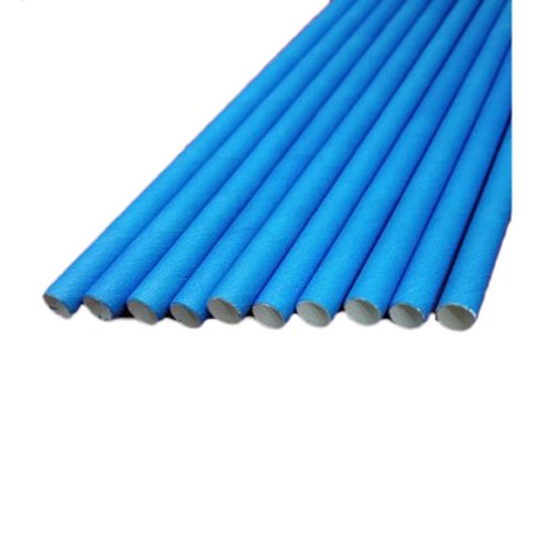Blue Paper Straws, for Event Party, Packaging Type : Corrugated Box