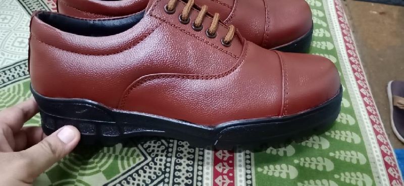 Genuine Leather vithariya police shoe Oxford, Size : 10, 11, 12, 7, 8, 9