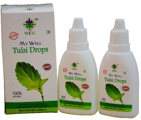 Natural Tulsi Ark Drops, for Clinical, Personal, Packaging Size : 40 ml