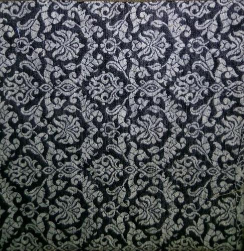 Noil Silk Jacquard Fabric