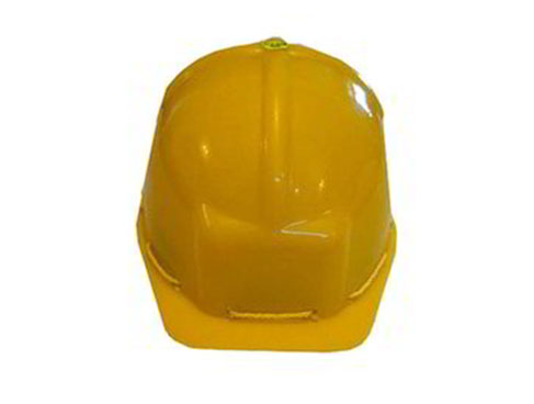 PVC Mine Helmets, Color : Yellow