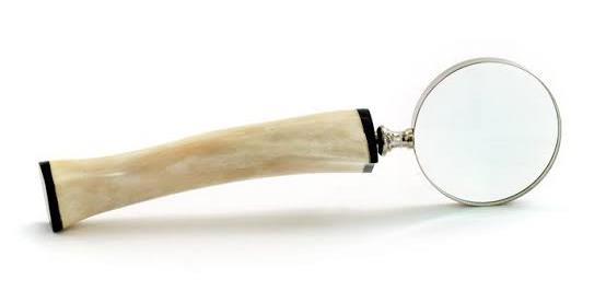 Round Metal Bone Magnifying Glass, for Magnification Use, Feature : Contemporary Styling