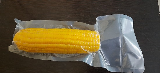 Ready to eat steamed corn