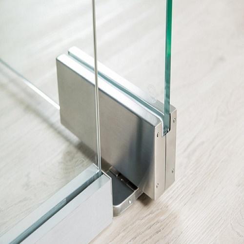 Polished Plain Glass Door Patch, Shape : Rectangular