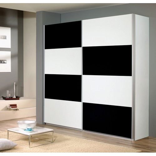 Goodluck Rectangular Polished Designer Wooden Wardrobe