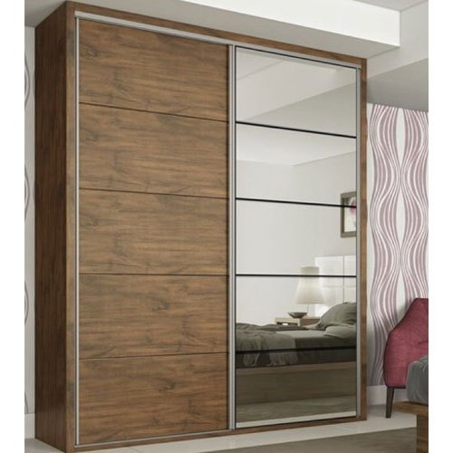 Goodluck Plain Polished Wooden Wardrobe, for Home Use
