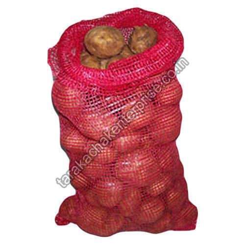 Polypropylene leno bags, for Vegetable Market, Pattern : Plain