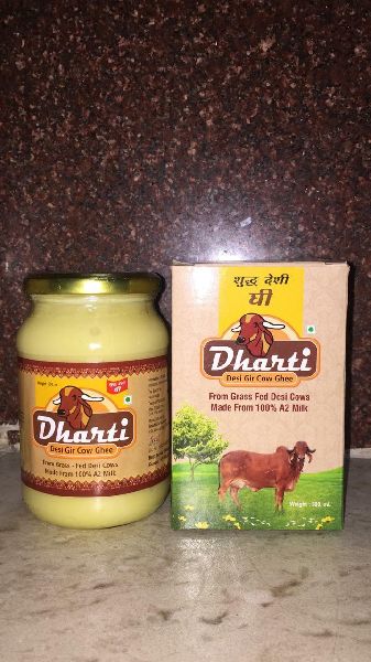 Dharti Traditional Bilona Method Gir cow ghee, Packaging Type : Glass Jar, Plastic Jar