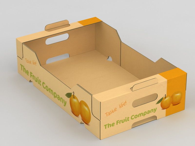 Paper Fruit Corrugated Boxes, Size : Standard