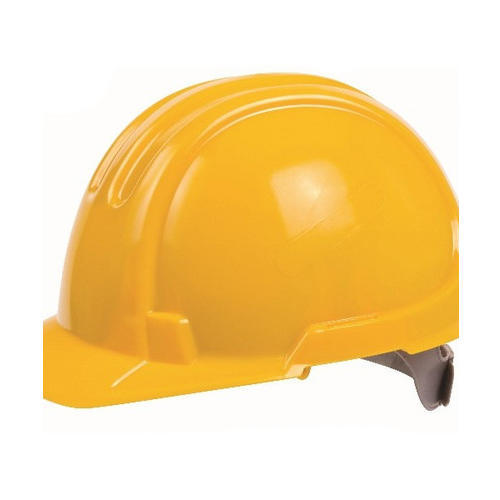 Plain 150-200gm Plastic Industrial Safety Helmet, Style : Half Face