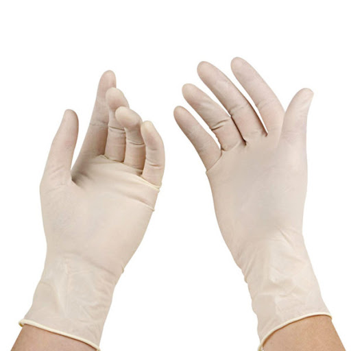 Latex examination gloves, for Medical Use, Length : 15-20 Inches
