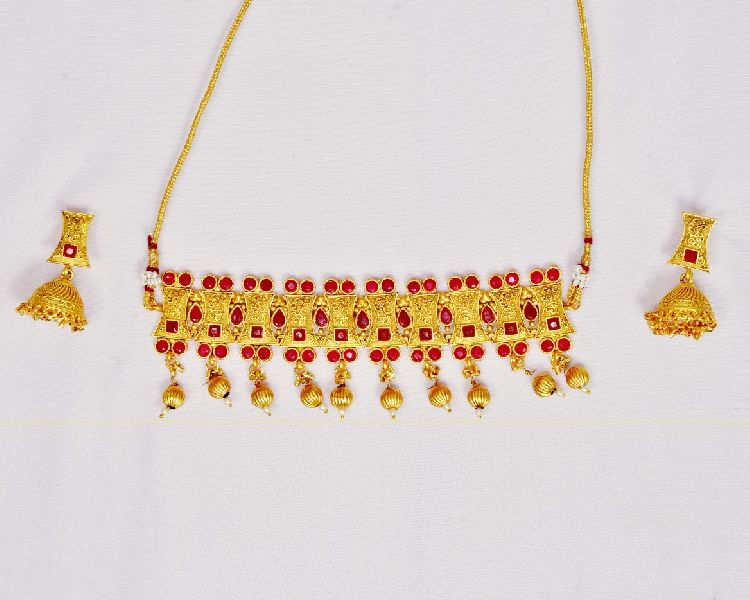 Traditional GP Choker Necklace Set, Gender : Female