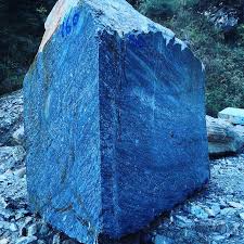 Rectangular Blue Granite Block, for Construction, Size : Standard