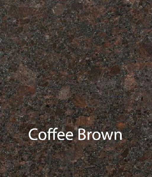 Polished Coffee Brown Granite Slab, for Construction, Size : Standard