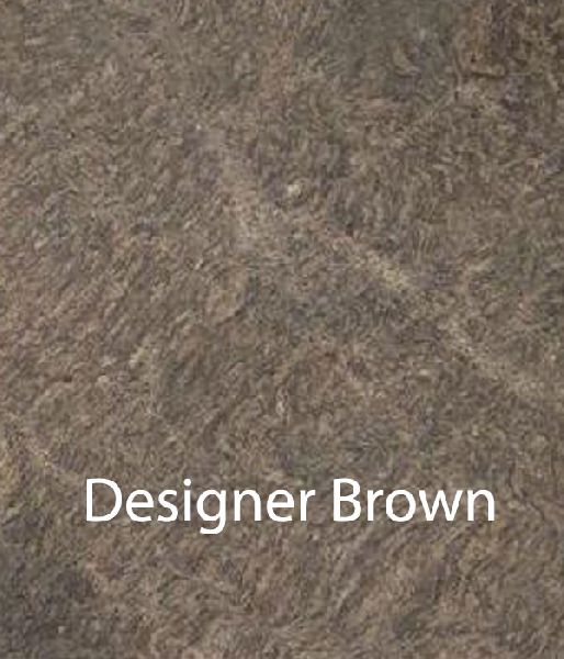 Polished Designer Brown Granite Slab, for Construction, Size : Standard