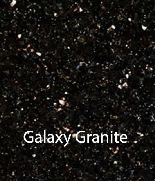 Polished Galaxy Black Granite Slab, for Construction, Size : Standard
