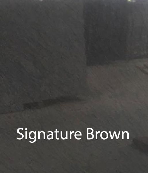 Polished Signature Brown Granite Slab, for Construction, Size : Standard