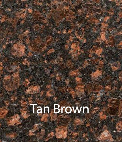 Polished Tan Brown Granite Slab, for Construction, Size : Standard