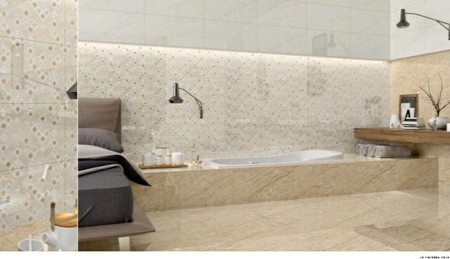 Square Ceramic wall tiles, for Bathroom, Kitchen, Interior, Elevation, Exterior, Color : Multicolor