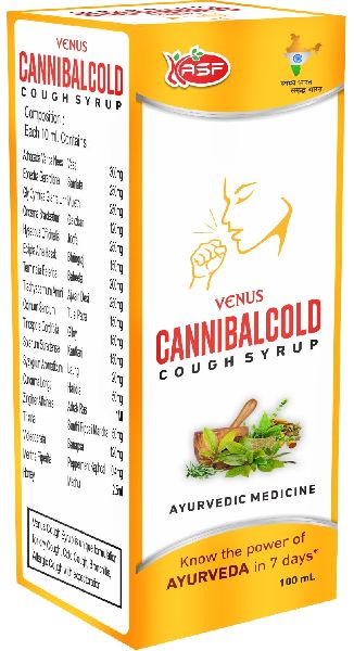 Venus Cannibalcold Cough Syrup, Plastic Type : Glass Bottle