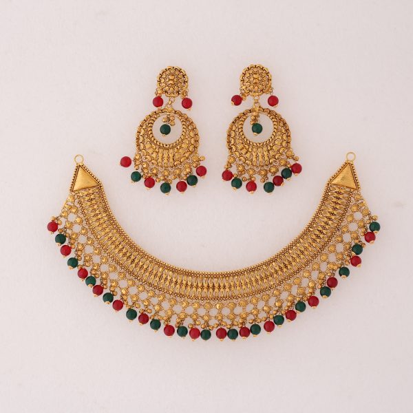 Navkkar Jewellers Gold Kundan Pendant in Chandigarh, Purity : 18-24K