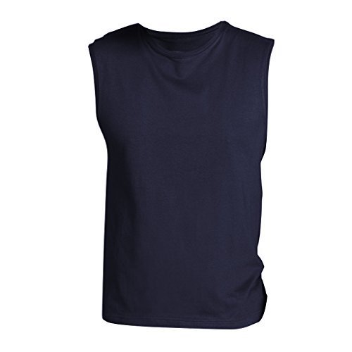 Mens Polyester Sleeveless T-shirt, for Casual Wear, Technics : Attractive Pattern