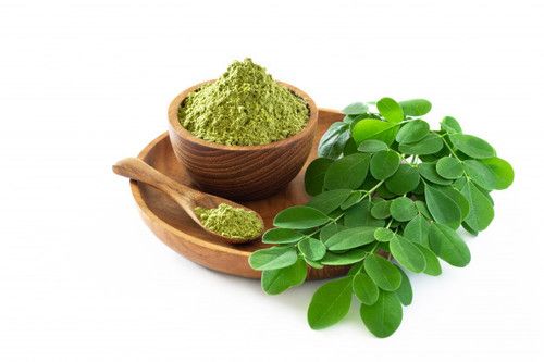 Herbal Moringa Leaves Powder, for Cosmetics, Style : Dried