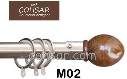 Cohsar wood Polished Steel Curtain Brackets, Length : 4inch