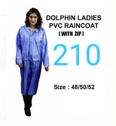 Dolphin Ladies PVC Raincoat