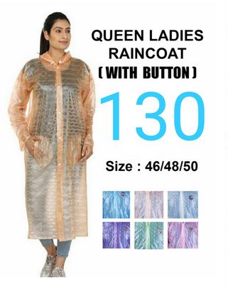 Queen Ladies PVC Raincoat