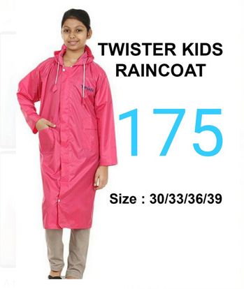 Twister Girls PVC Raincoat