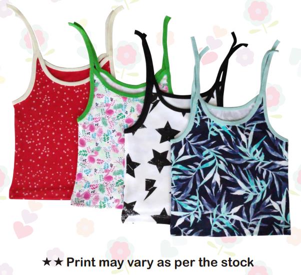 Sleeveless Cotton Baby Tops, Feature : Comfortable, Easily Washable