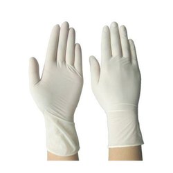 Plain Latex Surgical Gloves, Size : M