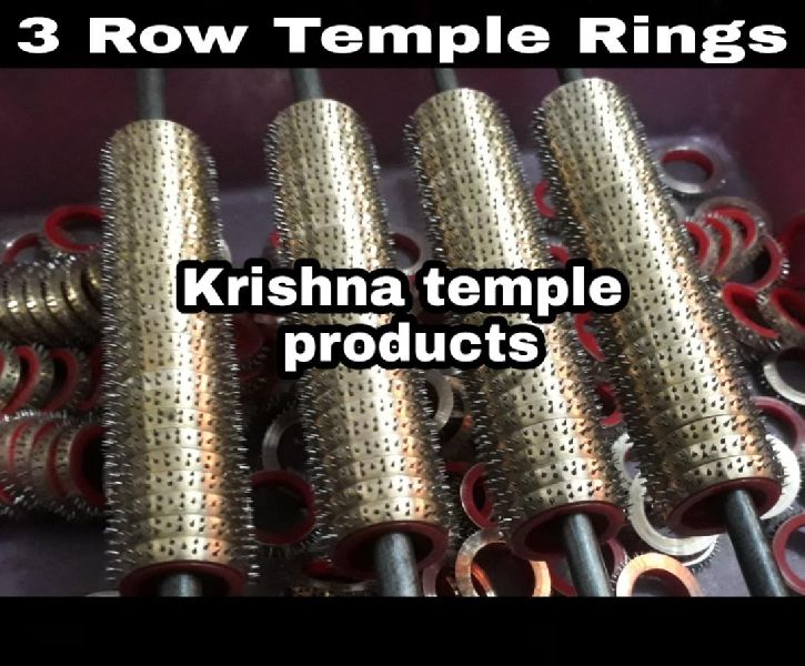 3 row temple rings ( textile machinery )