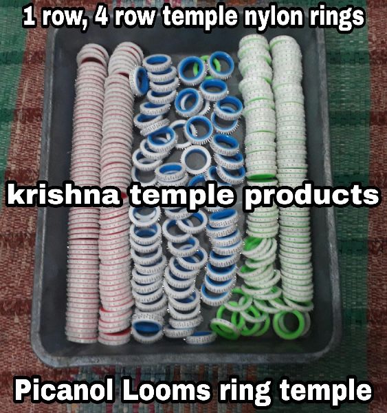 picanol looms 1 row and 4 row pinned temple nylon rings