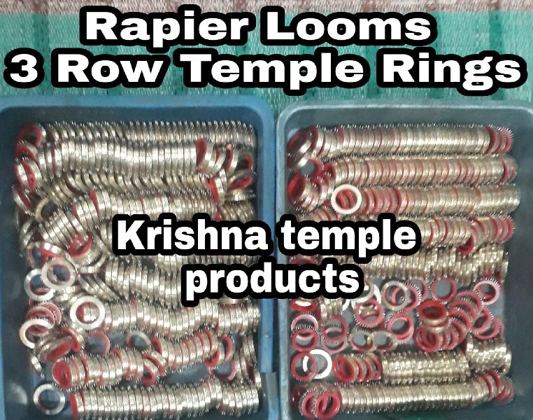 Rapier looms 3 row temple rings