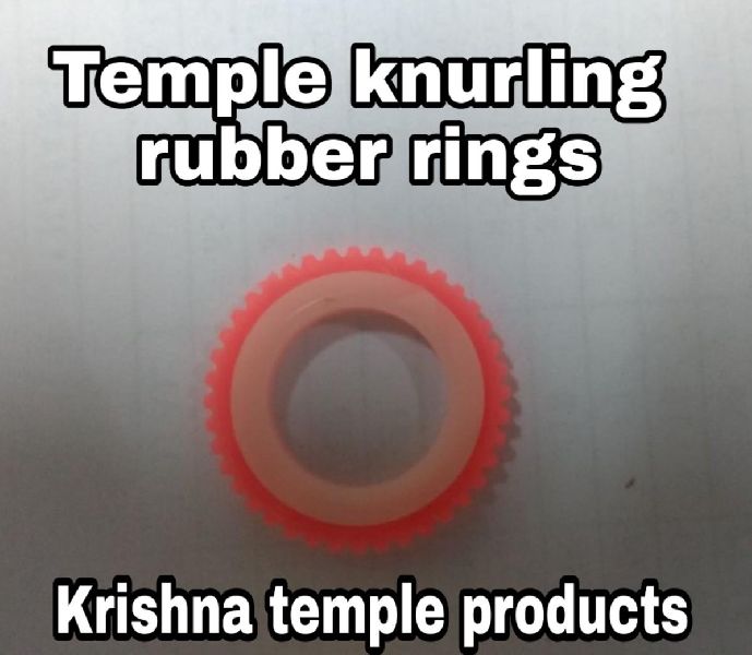 Temple knurling gear designed pu rubber rings
