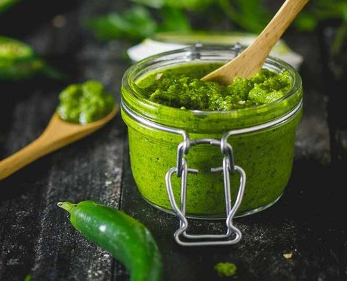 Green Chilli Paste, Taste : Spicy