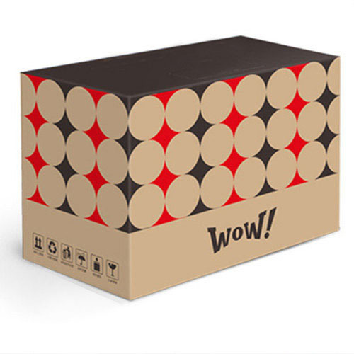 Cardboard Printed Corrugated Box, for Industrial Use, Size : 16x16x8inch, 20x20x10inch, 24x24x12inch