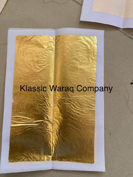 Gold Leaf, for Medicines Paintings, Paan, Sweets Use, Purity : 100%