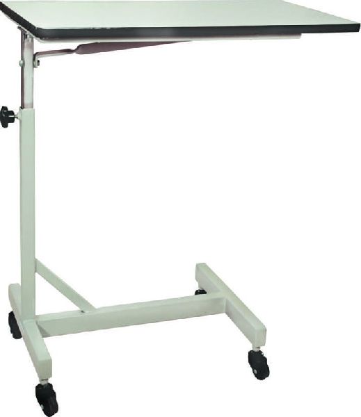 Polished Plain Hi-2011 Overbed Hospital Table, Feature : Durable, Rust Proof, Stocked