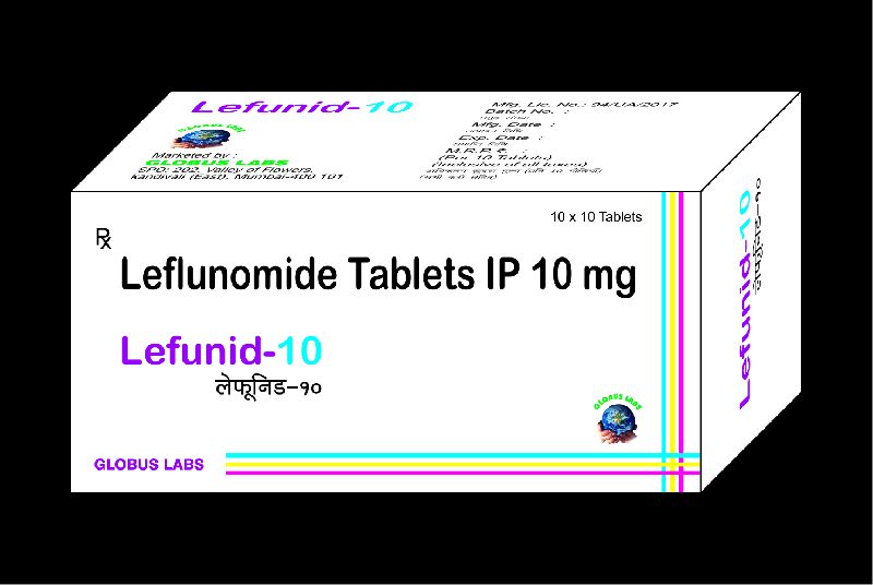 Leflunomide Tablets, Packaging Type : 10x10tablet