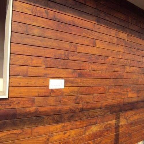Polished Plain Wooden Wall Claddings, Color : Brown