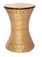 Plain Polished Bamboo Stool, Size : 12.5*12.5*17 Inch