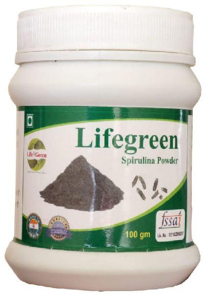 Organic spirulina powder, for Clinical, Personal, Color : Green