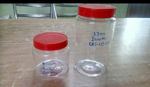 500ml PET Jar, for Skin Care Cream, Base Material : Plastic