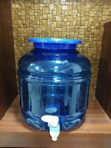 Round Pet Water Dispenser Jar, for Event, Party, Travel, Capacity : 10 ltr